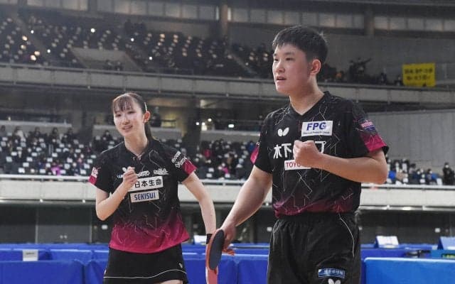 張本・早田が混合ダブルス決勝進出！初優勝に王手【全日本卓球】