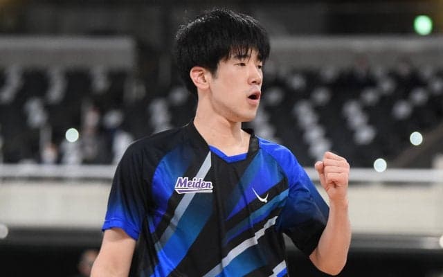 吉山僚一 2年ぶり2度目のジュニア優勝！松島輝空にストレート勝ち【全日本卓球】