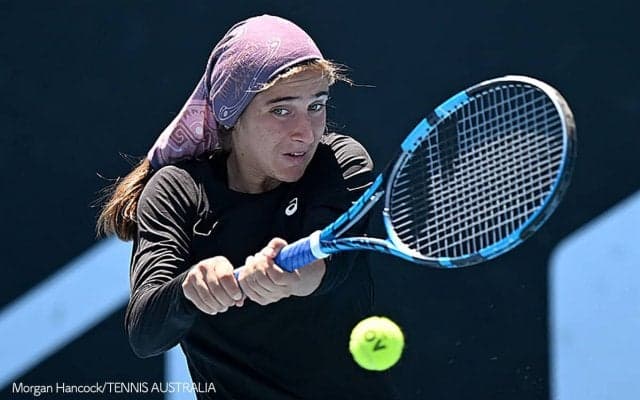 17歳サフィ、イランから44年ぶりにGSジュニアに出場し、ナダルと会う夢が実現[全豪オープン]