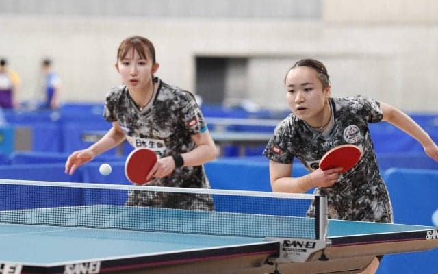 みまひながストレートの完勝！4強進出【全日本卓球】