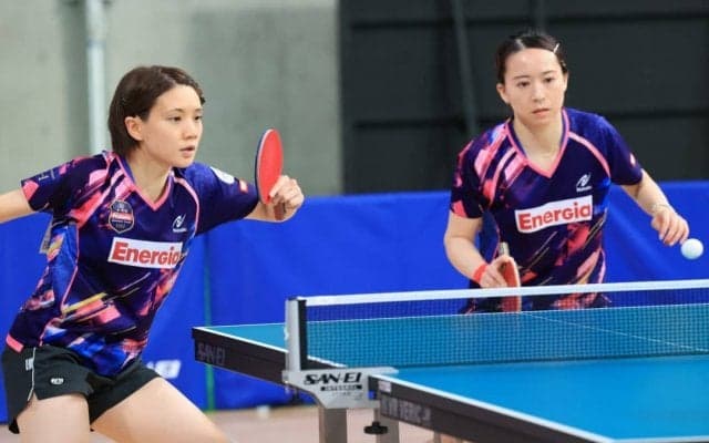 中国電力・宋/成本ペア、第2シードの芝田/大藤ペア下しベスト4＜全日本卓球2022女子複準々決勝＞