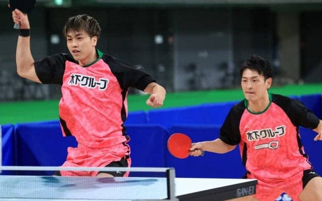 Tリーガー対決は大島/田添ペアに軍配　男子複ベスト4決定＜全日本卓球2022＞