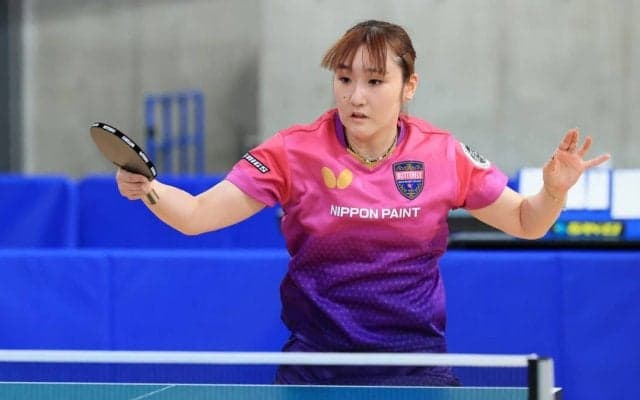 加藤美優、邱健新コーチの指導で「1~2ヶ月でレベルアップした」＜全日本卓球2022＞