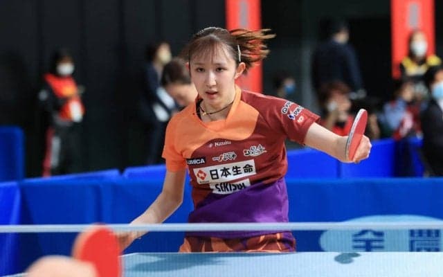 早田ひな「自分を見失わずに」”後輩”長﨑との大一番に臨む＜全日本卓球2022＞
