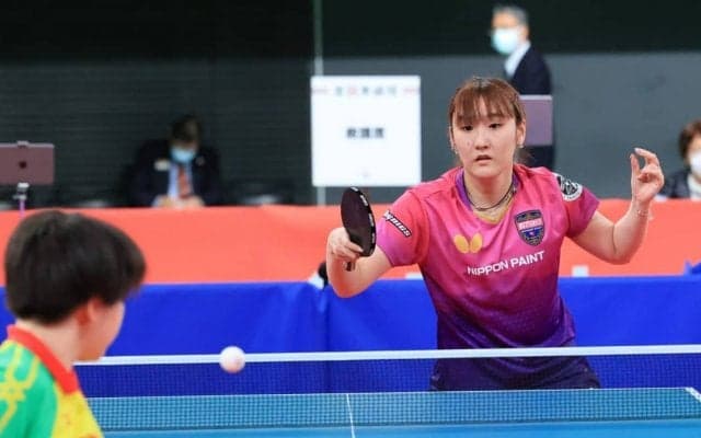 加藤美優「ここで波に乗れるように」　大藤に勝利で自身初の4強＜全日本卓球2022＞