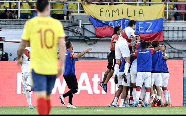 コロンビアを下したペルーが3連勝で4位に！　ペケルマン初陣のベネズエラも勝利《カタールW杯南米予選》