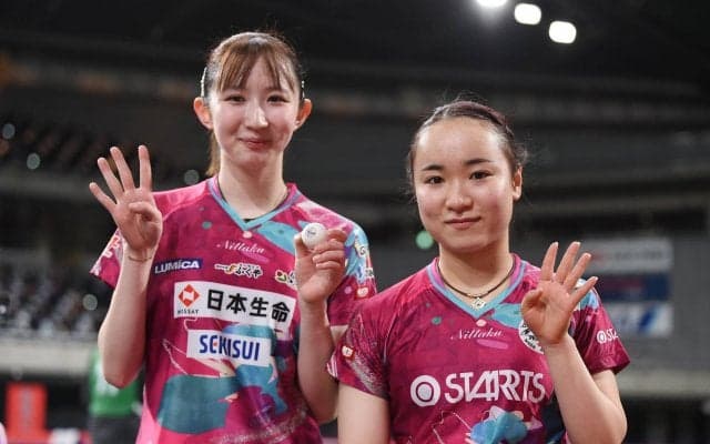 伊藤美誠・早田ひな 史上最多タイの4連覇！ダブルス20連勝を達成【全日本卓球】