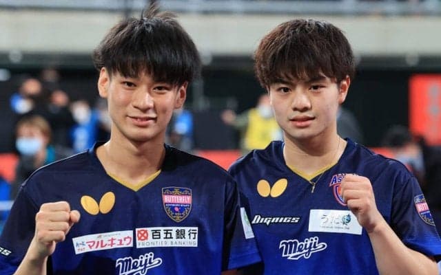 宇田/戸上、大逆転で男子ダブルス悲願の初V＜全日本卓球2022＞