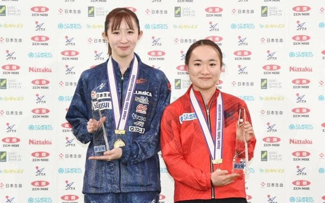  みまひな 史上最多タイのV4！伊藤「たくさんの方の前で試合できて楽しかった」早田「自分たちがやってきたことは間違ってなかった」【全日本卓球】