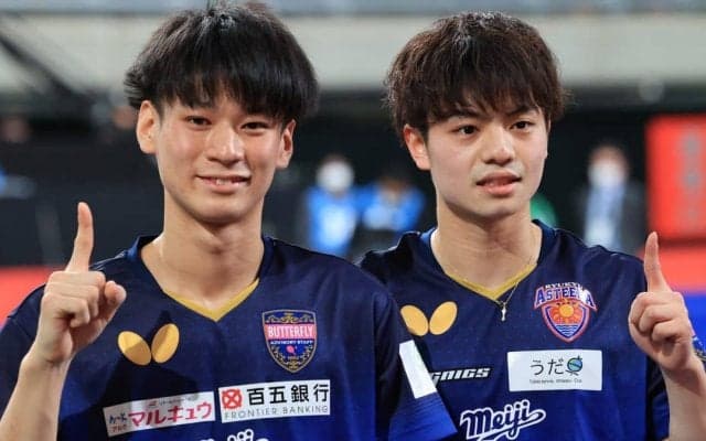初優勝の戸上・宇田ペア　目指すは「五輪に出場した時に勝てるペア」＜全日本卓球2022＞