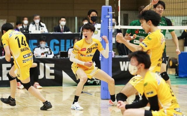 Vリーグの試合結果一覧と順位（V2男女・1月29日）