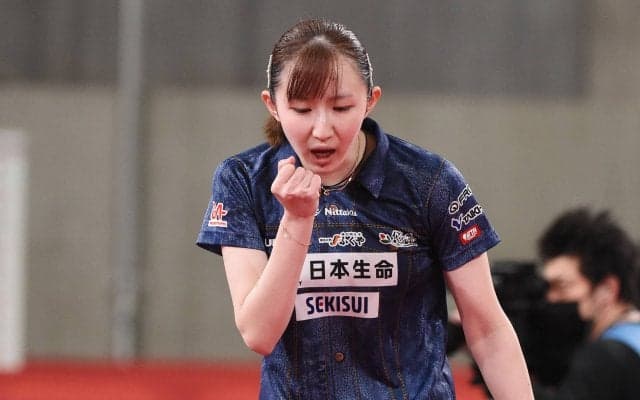早田ひな 崖っぷちからの大逆転勝利！3冠まであと1つ！伊藤との決勝へ【全日本卓球】