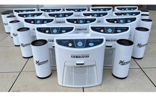 ロッテ石垣島キャンプにオゾン除菌脱臭器を導入　食堂などのほか移動車両10台にも設置