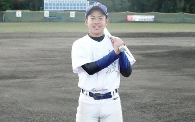 巨人OBも絶賛の守備を見せる強豪シニア主将　中2ながら夢は「地元への恩返し」