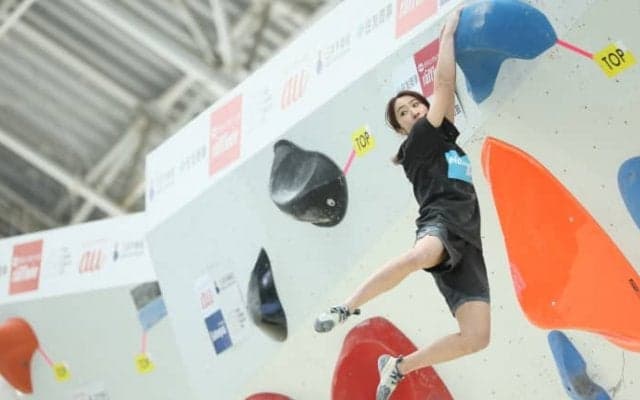 野中、伊藤、森らが女子準決勝へ。首位は大河内芹香【ボルダリングジャパンカップ2022】
