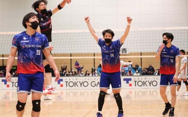 Vリーグの試合結果一覧と順位（V1男女・2月6日）