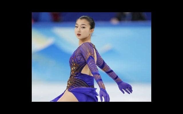 坂本花織「このメダルに恥じないように」。団体戦初の銅獲得、個人戦でロシア勢に挑む