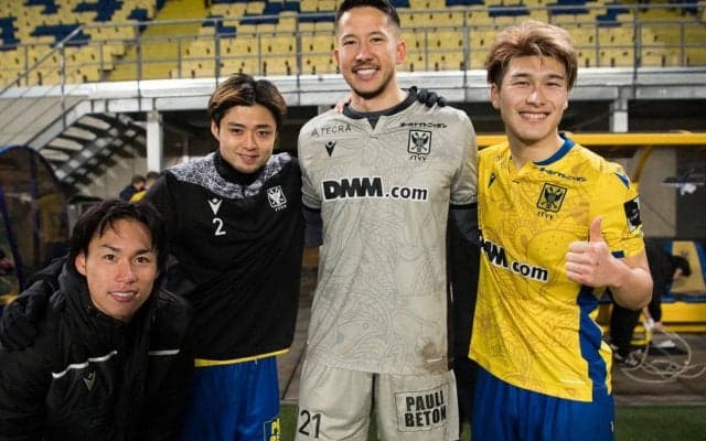 「#サプライズしようとするもバレる」シント＝トロイデンの日本人6人が勢揃い！ シュミット・ダニエルの誕生日祝うも橋岡大樹が失敗