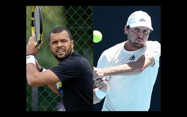 ツォンガとシモン 初戦で対戦