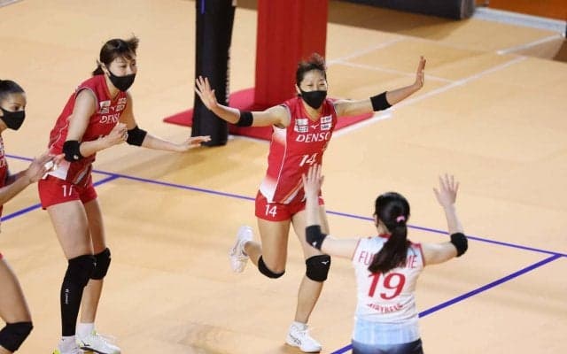 Vリーグの試合結果一覧と順位（V1男女・2月12日）