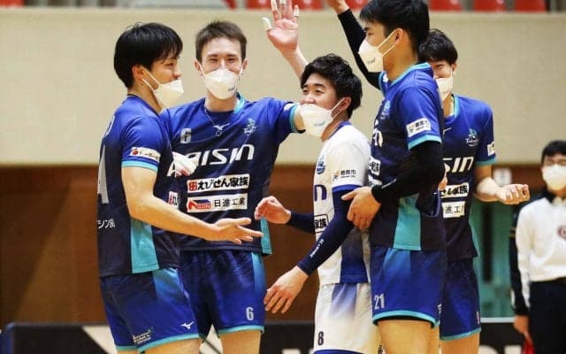 Vリーグの試合結果一覧と順位（V2、V3男子・2月11日、12日）