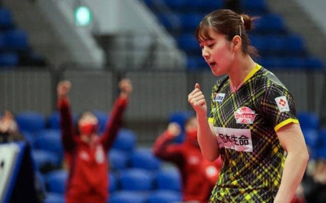 【Tリーグ】長﨑美柚、VMで”みゆう対決”制す　日本生命が3連勝