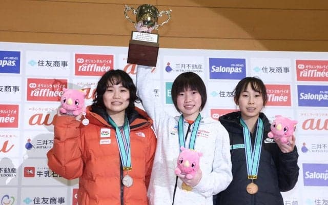 森秋彩が3連覇！ 全ラウンド1位、最後は完登で有終の美【リードジャパンカップ2022】