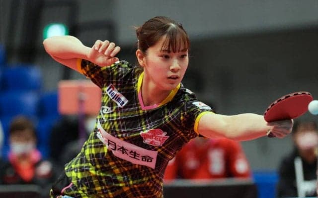長﨑美柚、石川佳純との左腕対決制す　麻生麗名はTリーグ初勝利　日本生命は4連勝
