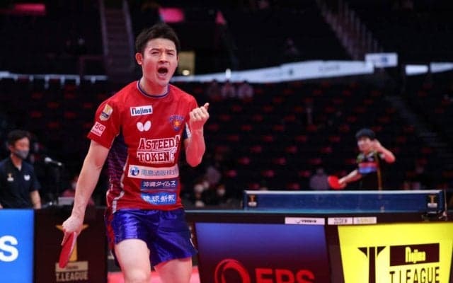 琉球アスティーダ有延大夢、選手ランクAAに昇格　今季もシングルスで大物食い