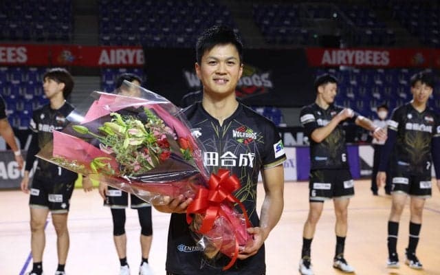 WD名古屋の前田がV通算230試合出場を達成