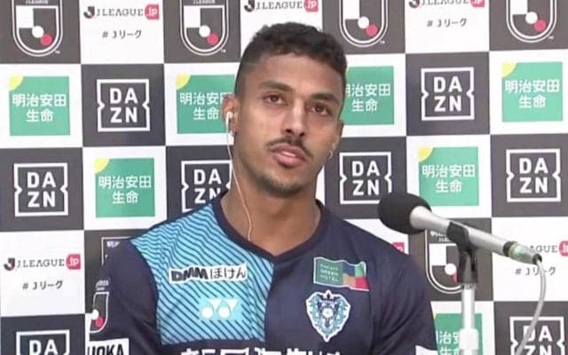 初のJ1挑戦でいきなり古巣磐田との対戦の福岡FWルキアン「愛着のあるクラブだが、ベストを尽くしてアビスパのためにプレーする」