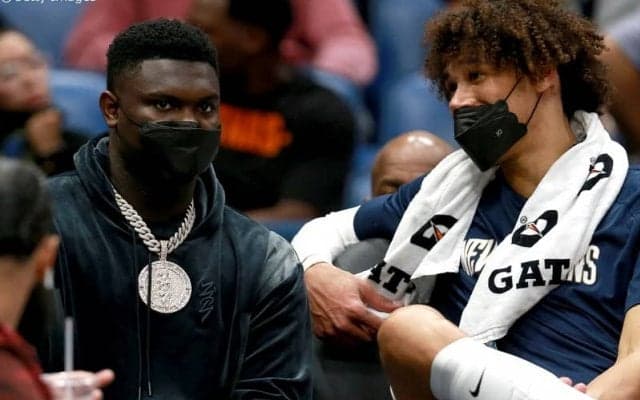 右足骨折から復帰時期未定のザイオン・ウィリアムソン…必要なのは2度目の手術？