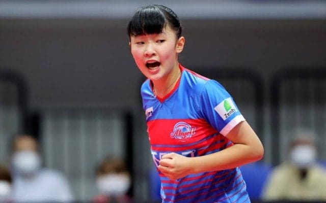 13歳の“怪童”張本美和、Tリーグ選手ランク「AA」に昇格　今季シングルス5勝