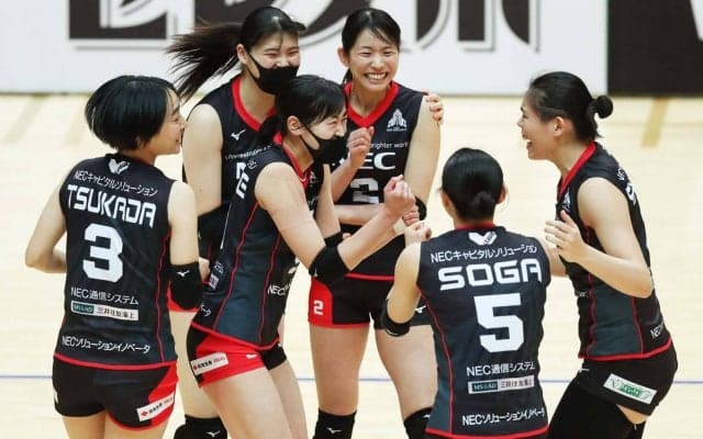 Vリーグの試合結果一覧と順位（V1男女・2月19日）