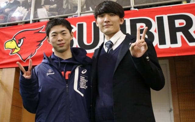 前嶋悠仁（日本航空高）と山元快太（仙台商高）が仙台で再会　関東大学1部リーグでの対戦にワクワク