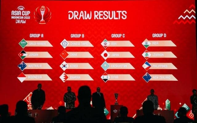 FIBAアジアカップ2022 組み合わせ、男子日本代表は前回準優勝のイラン代表と同組