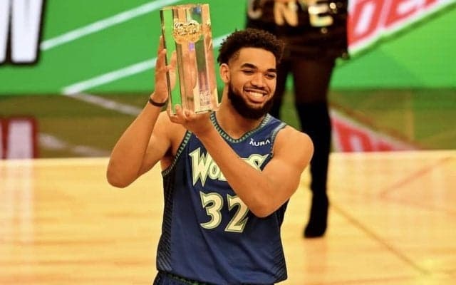 ビッグマンが3Pコンテストを制覇…カール・アンソニー・タウンズが初優勝を飾る