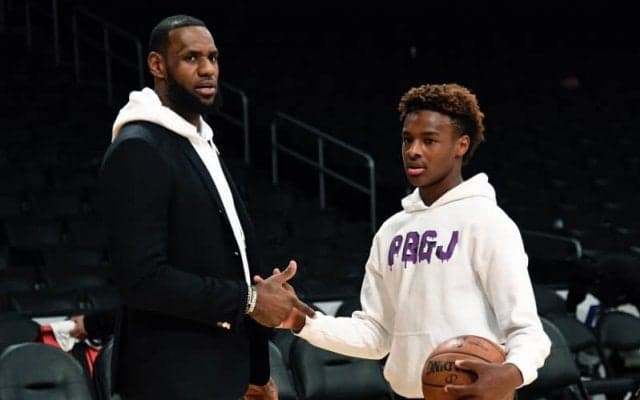 レブロンがブロニーとの共演を熱望「息子と一緒にプレーするためなら何でもする」