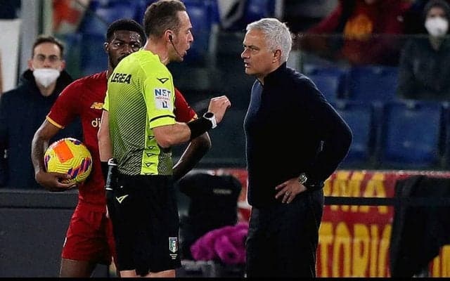 モウリーニョ監督に2試合のベンチ入り禁止処分…ヴェローナ戦主審にカルチョポリ揶揄する侮辱行為