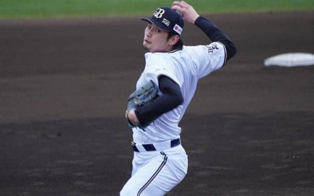 オリックスのテスト生・中村勝、1回2奪三振パーフェクト　最速143キロで合格アピール