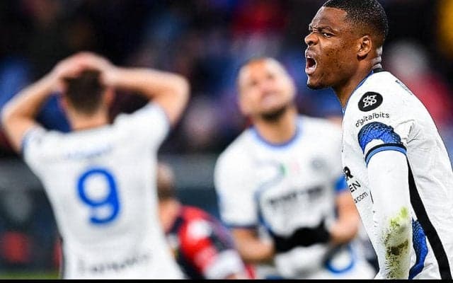 決定力欠くインテルが下位ジェノアに痛恨ドロー…公式戦3試合連続無得点で再び首位浮上のチャンス逸す《セリエA》