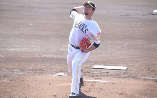 鷹・千賀滉大、3回を投げて8安打4失点で降板　オリのドラ4ルーキー渡部が2安打放つ