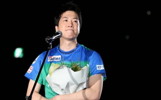 水谷隼、引退セレモニー　「本当に寂しくなるよ」オフチャロフ、ボル、馬龍から労いの言葉