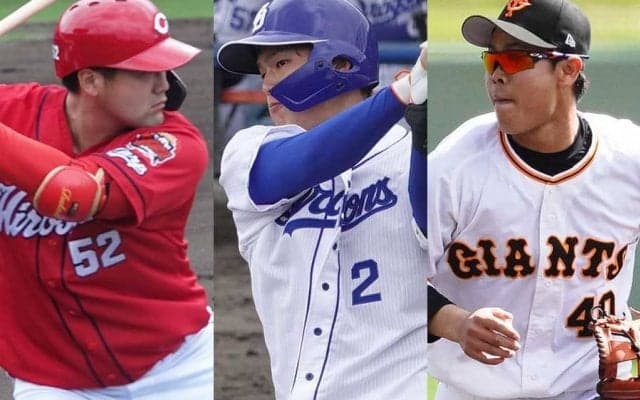 “ポスト誠也”は特大弾、巨人＆中日の若手も奮闘　OP戦で好発進の有望株たち