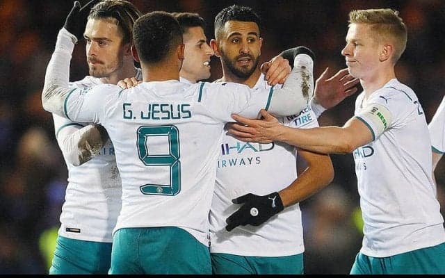 週末にダービー控えるシティがマフレズ＆グリーリッシュ弾で8強進出!　ジンチェンコが主将の腕章巻いてプレー《FAカップ》