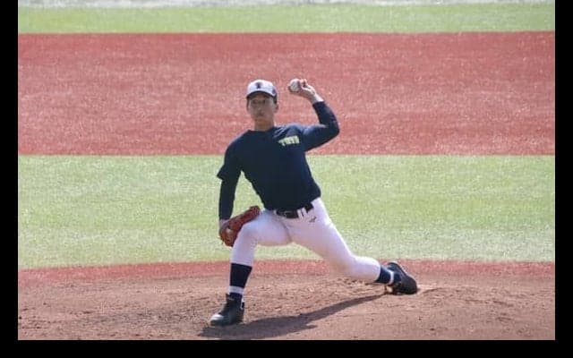 [硬式野球] 新３年生躍動！ 細野３回７奪三振でオールフロンティアに圧勝