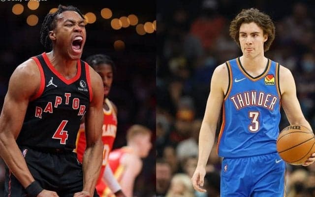 ラプターズのバーンズが初、サンダーのギディーは4か月連続の選出／2月の最優秀新人