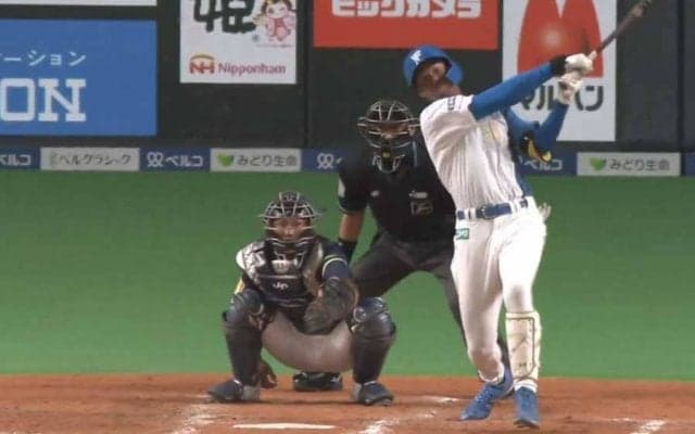 新庄監督も頭を抱えて大喜び？　万波の“着弾3秒”高速弾が「異次元すぎる」