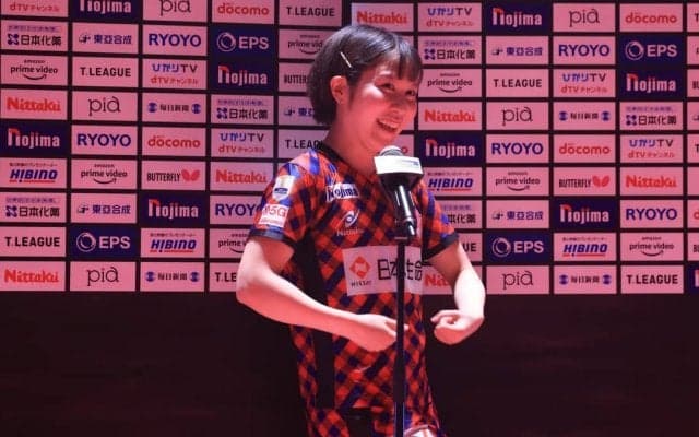 平野美宇「本当に幸せ。最高のチーム」日本生命レッドエルフ4連覇達成＜Tリーグ女子ファイナル＞