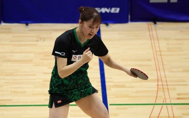 長﨑美柚、伊藤美誠に金星　ベスト4決まる＜卓球・LION CUP TOP32女子単準々決勝＞
